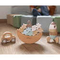 Комплект дървени играчки за баланс и редене