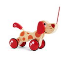 Дървена играчка за дърпане кученцето Пепе, Hape