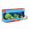 Дървена играчка за дърпане Семейство Жабки, Hape