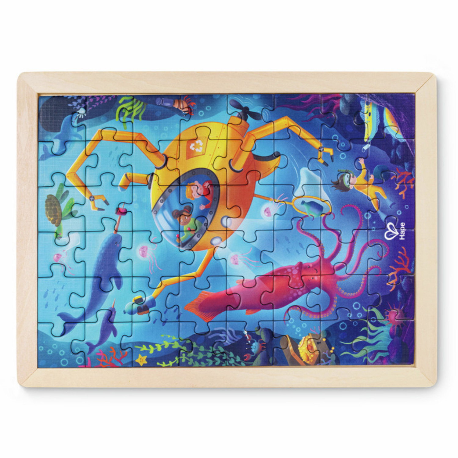 Дървен пъзел Океан, Hape