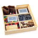 Дървен комплект класически настолни игри