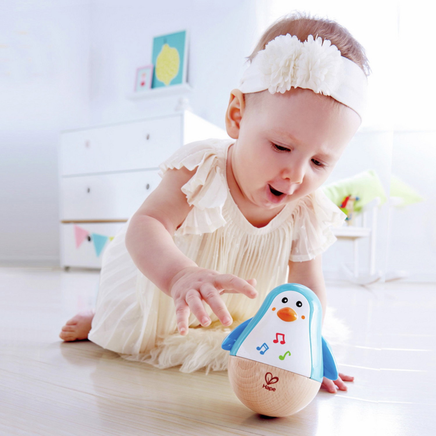 Музикална играчка Пингвин, Hape