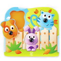 Бебешки дървен пъзел Големи нослета, Hape