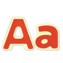 Дървена магнитна азбука, Hape