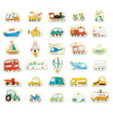 Дървени магнитни фигури Превозни средства, Hape