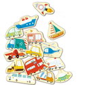 Дървени магнитни фигури Превозни средства, Hape