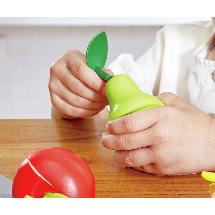 Дървен комплект Плодове, Hape