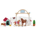 Комплект Гостуващите коне на Хана с кучето Руби, Schleich