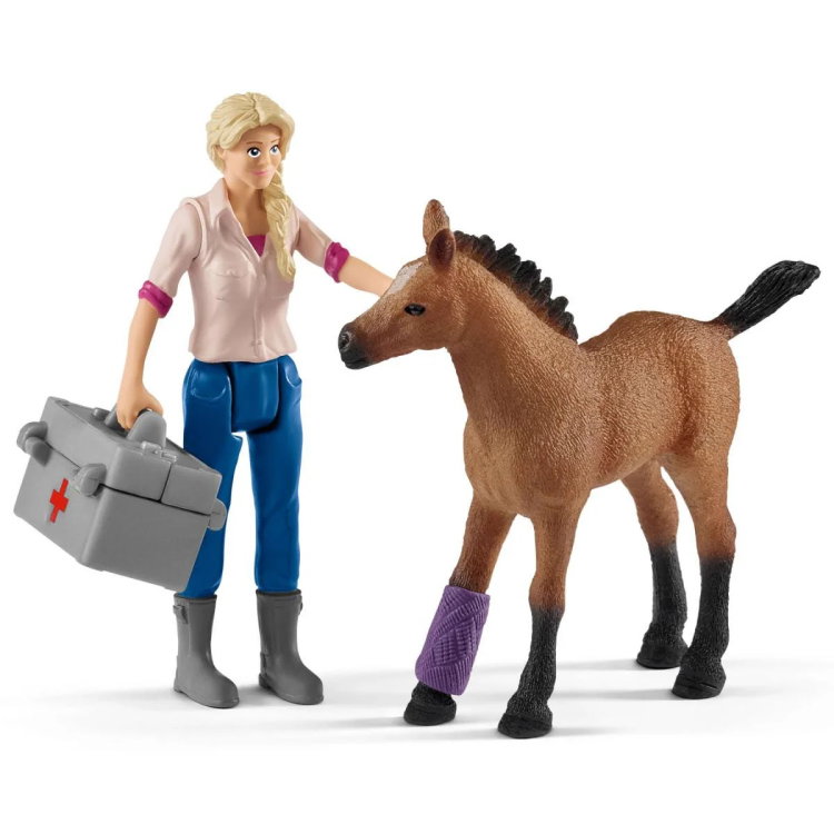 Комплект Ветеринар на визитация , Schleich