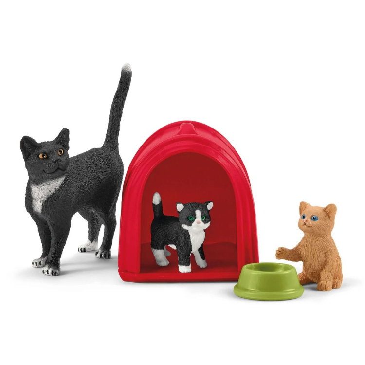 Комплект Време за игра с котенцата, Schleich
