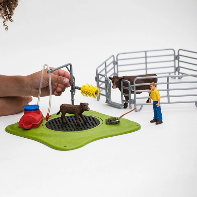 Комплект Веселото къпане на кравите, Schleich
