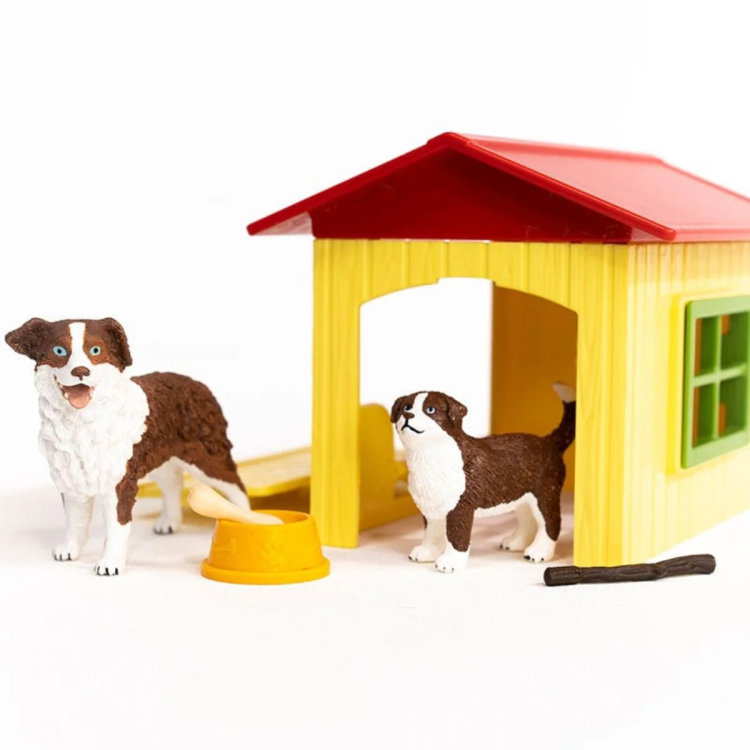 Комплект Къщата на кученцата, Schleich