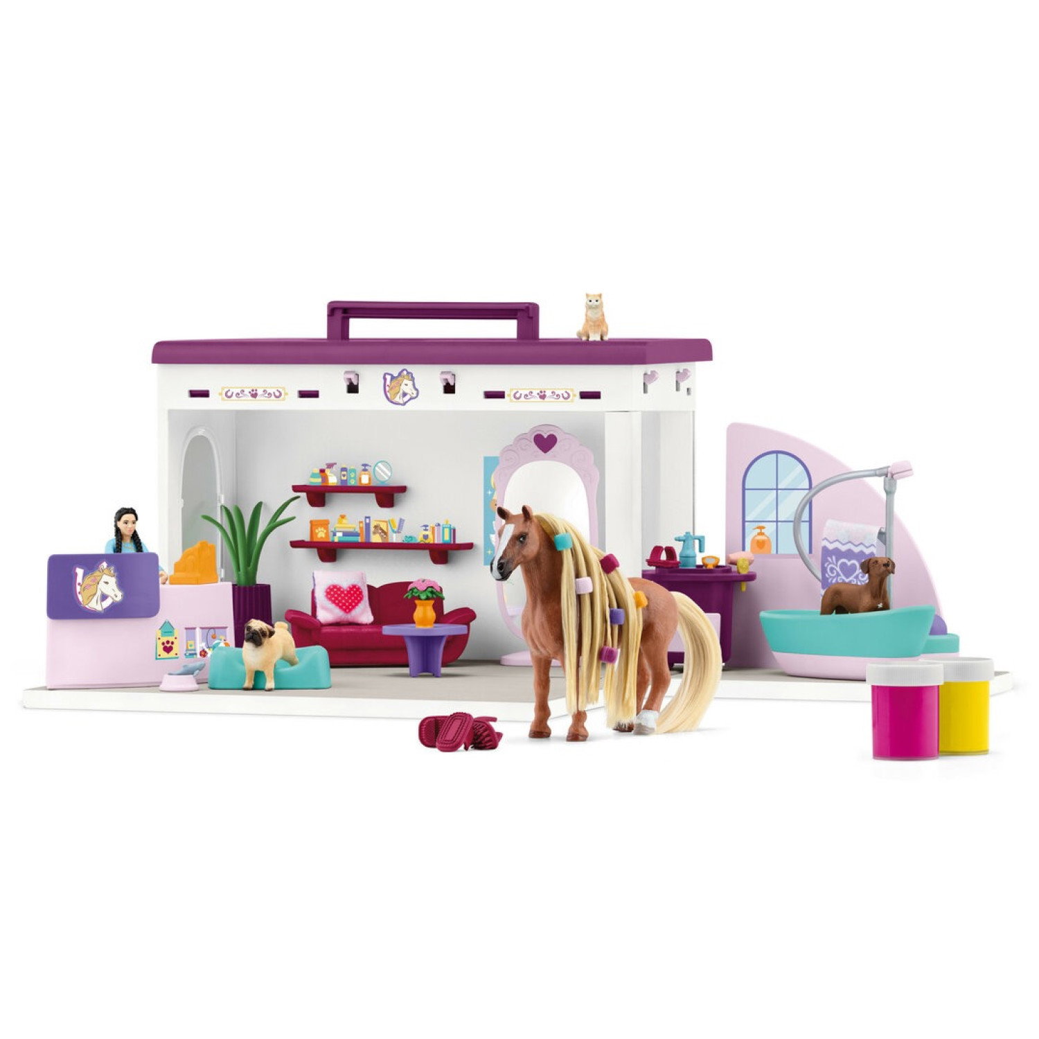 Комплект Салон за красота за домашни любимци, Schleich