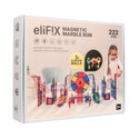 Магнитен конструктор EliFix Fresh – писта с топчета, 222 части + светещи топчета