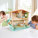 Дървена къща за игра Семейство тигри - 34 части