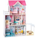 Дървена къща за кукли с асансьор Малибу