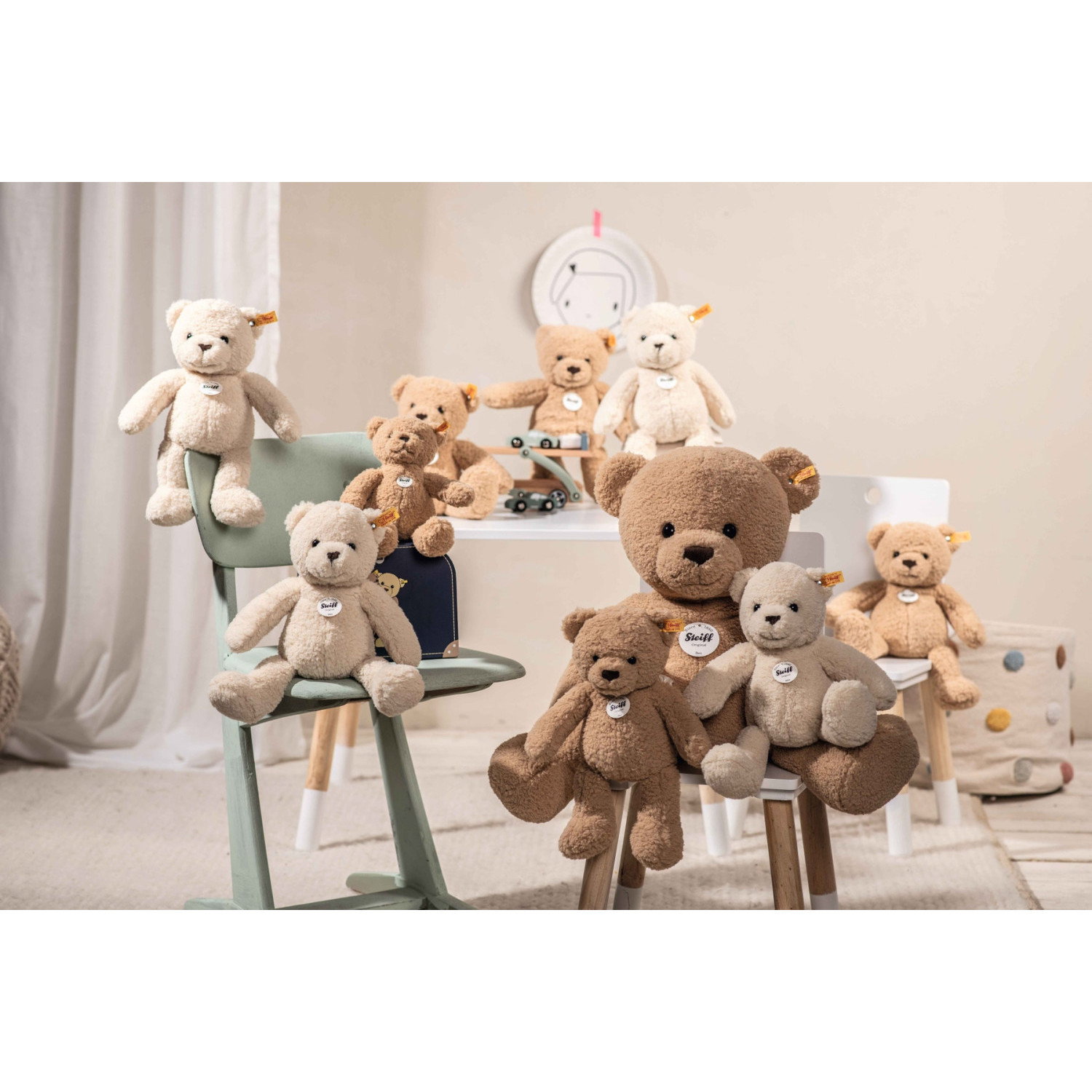Mila Teddy bear in suitcase